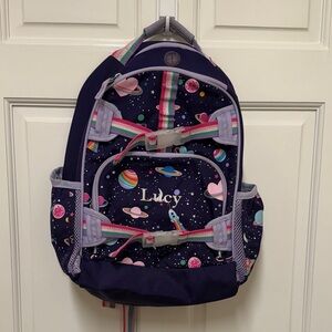Pottery Barn Kids PERSONALIZED “Lucy”Backpack with matching Toiletry Bag